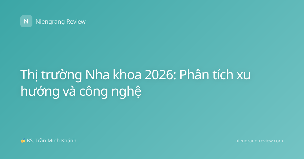 Thị trường Nha khoa 2026: Phân tích xu hướng và công nghệ