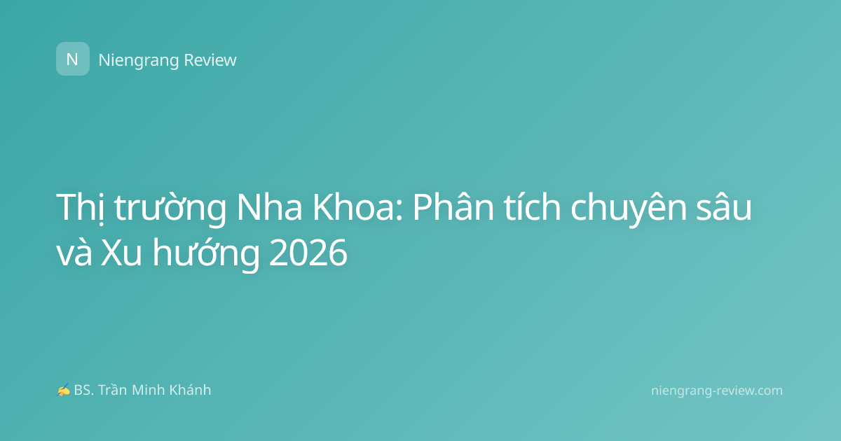 Thị trường Nha Khoa: Phân tích chuyên sâu và Xu hướng 2026