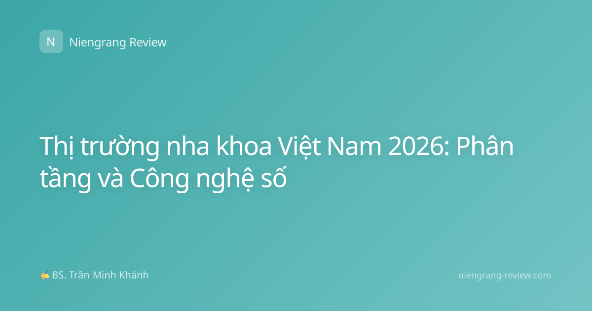 Thị trường nha khoa Việt Nam 2026: Phân tầng và Công nghệ số